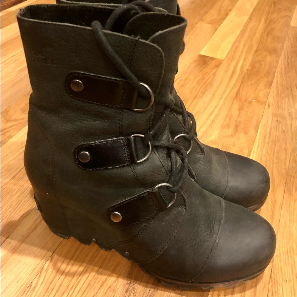 Sorel Joan of Arctic Wedge Boot - Black 7